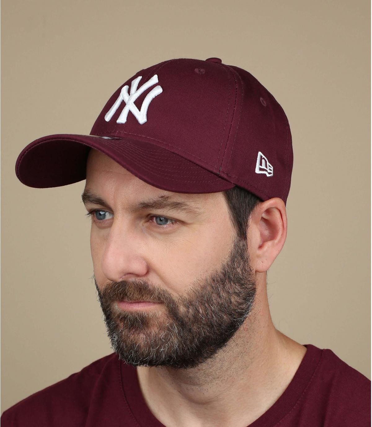 Casquette trucker NY marron Casquette NY league essential maroon